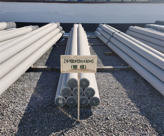 邗江190×12米钢筋混凝土水泥电线杆
